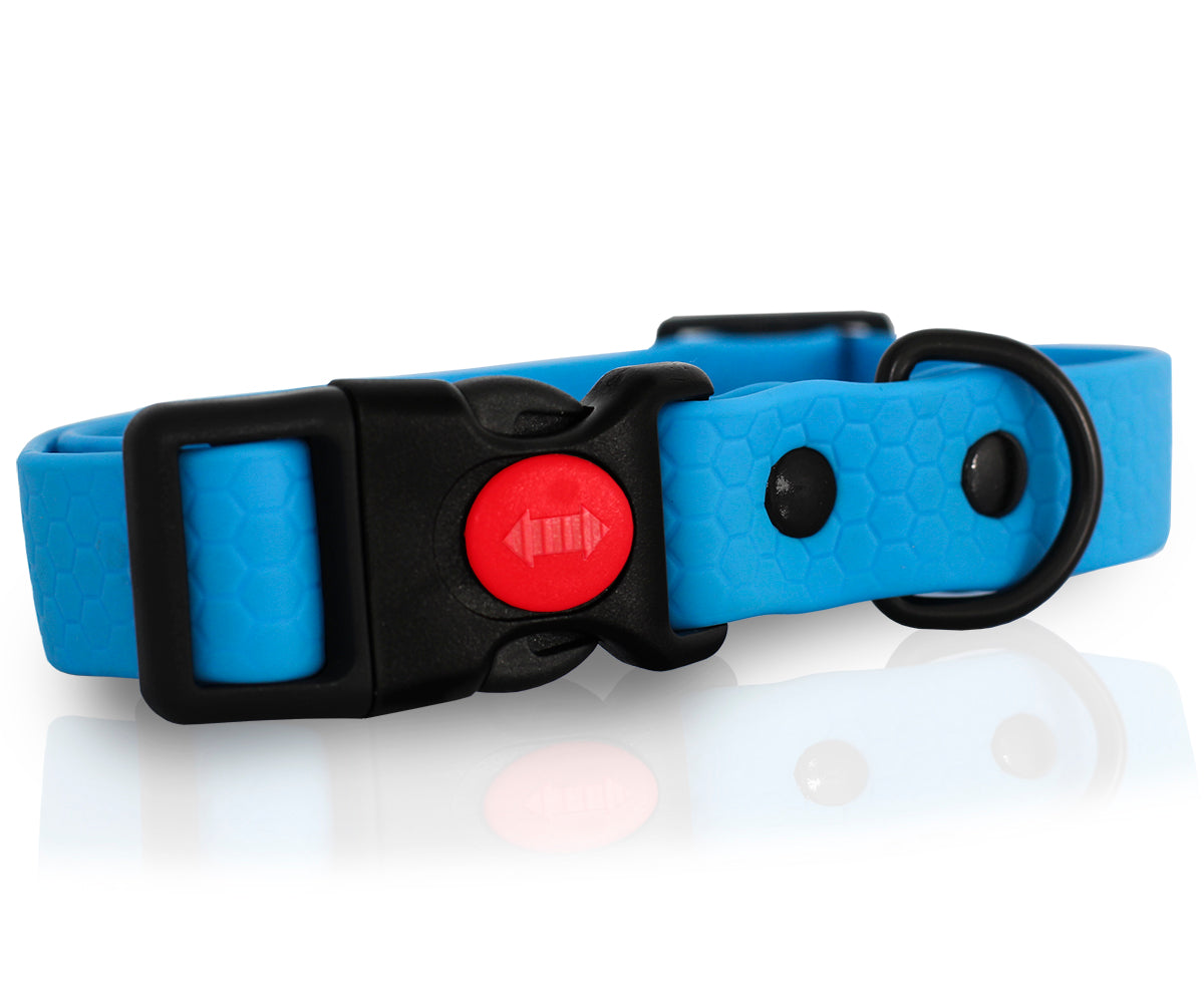 STRONG BIOTHANE DOG COLLAR, ADJUSTABLE, 30-45cm M Brand Reverse
