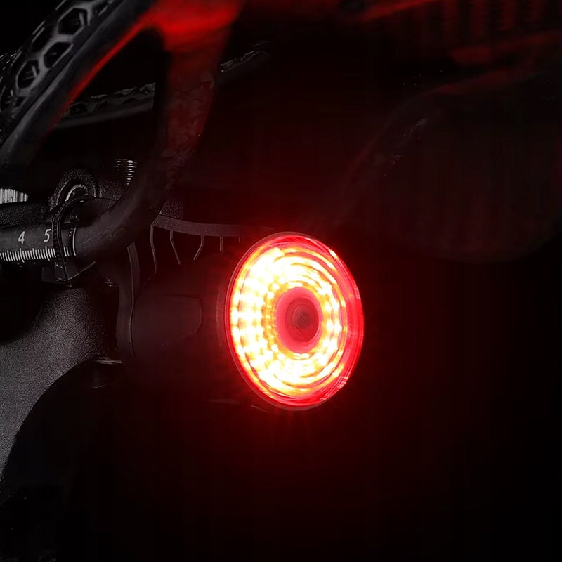 STRONG BRIGHT BICYCLE LIGHT REAR SMART UNDER SADDLE WITH BRAKE SENSOR Manufacturer code MOCNA JASNA LAMPKA ROWEROWA TYLNA SMART