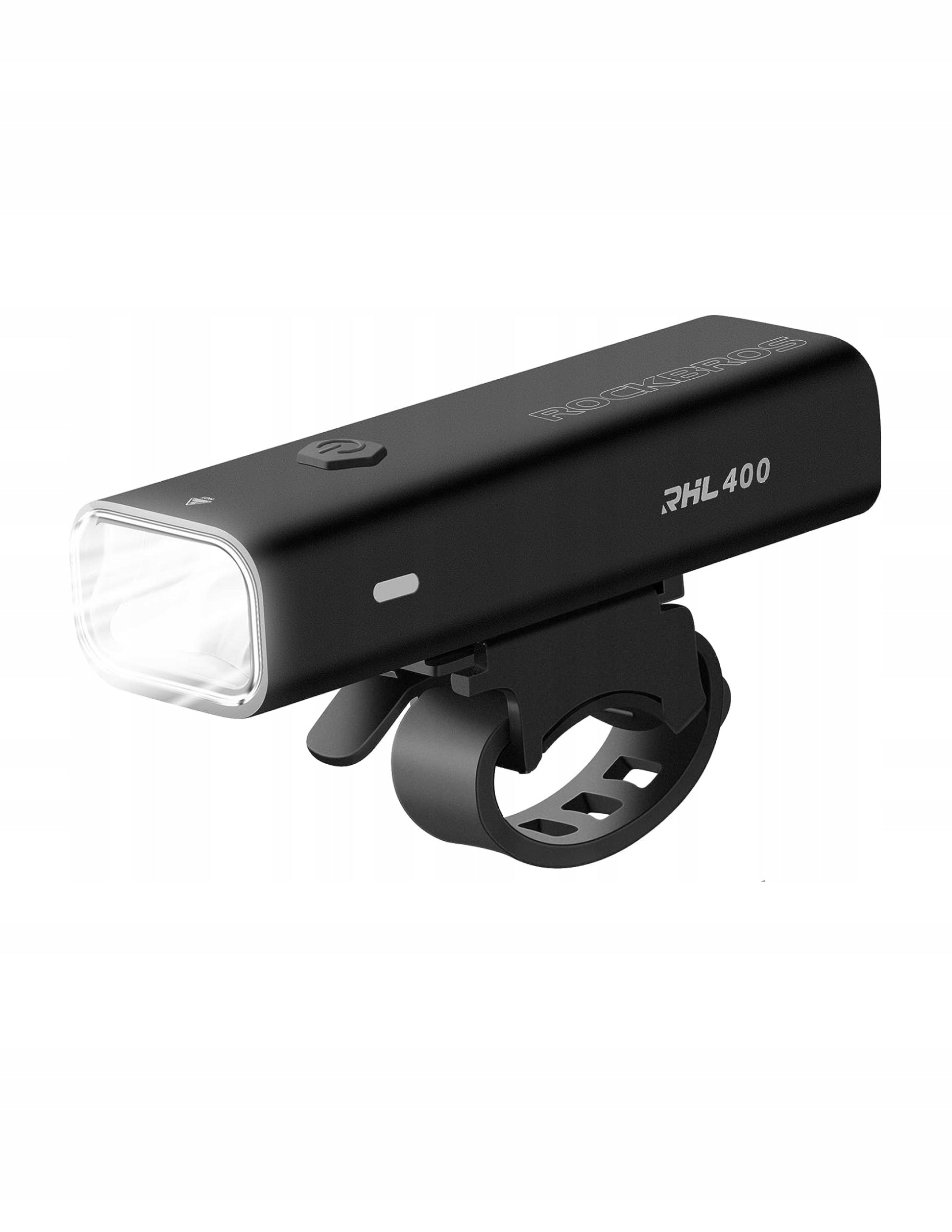 STRONG BRIGHT LIGHT BICYCLE LAMP FRONT FLASHLIGHT 400 LUMENS IPX6 TYPE C Manufacturer code RHL-400