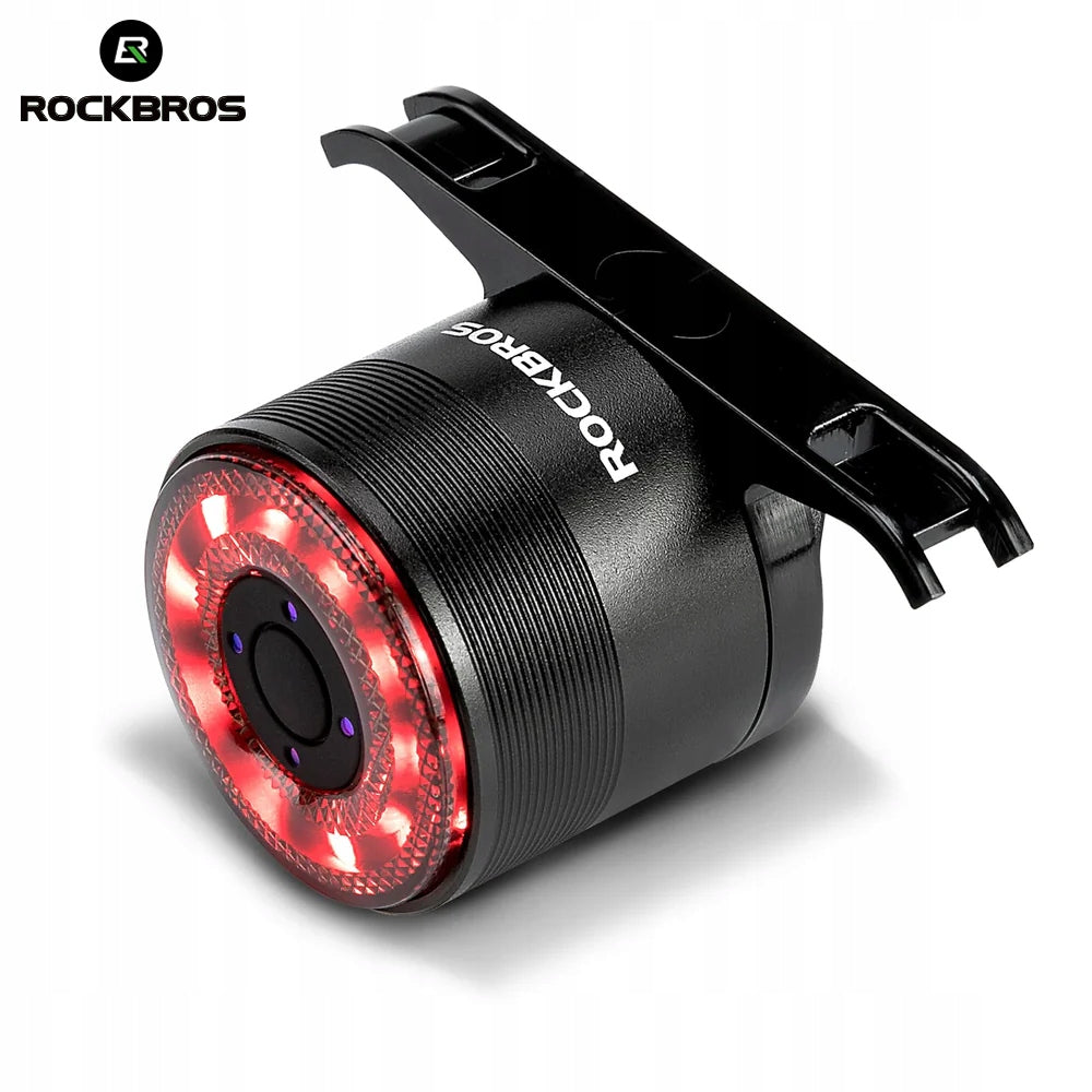 STRONG BRIGHT REAR BICYCLE LIGHT UNDER SADDLE 7 COLORS BATTERY 300mAh Packaging status original