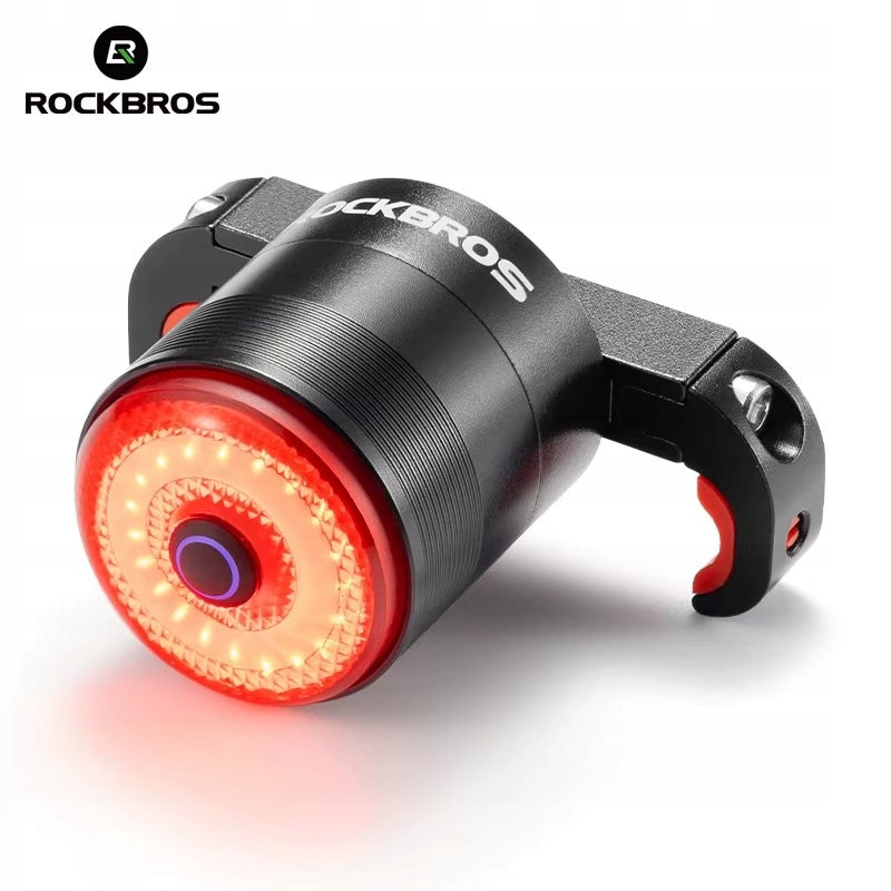 STRONG BRIGHT REAR BICYCLE LIGHT WITH START STOP BRAKE SENSOR Packaging status original