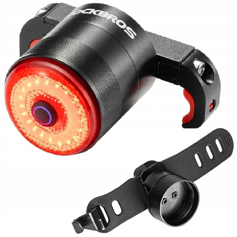 STRONG BRIGHT REAR BICYCLE LIGHT WITH START STOP BRAKE SENSOR