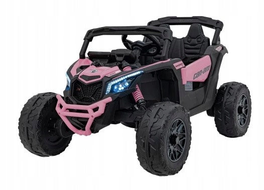 STRONG BUGGY Can-am FOR CHILDREN'S BATTERY 4x200W 24V 5Ah 4x4 pink