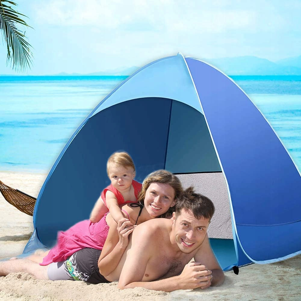 STRONG CAMPING HIKING TENT FOR CAMPING LARGE 3-PERSON 160×150×110cm Floor waterproofness 3000 mm