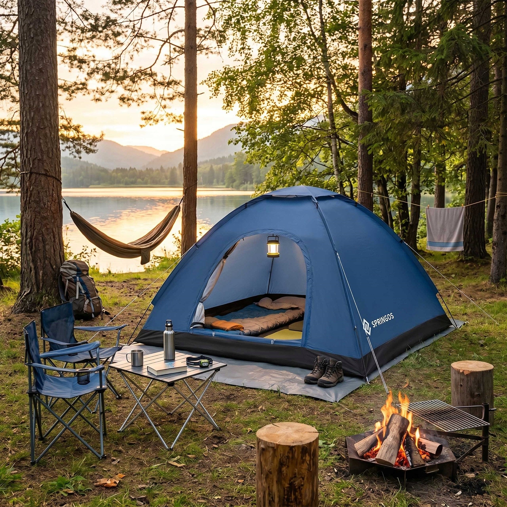 STRONG CAMPING TENT FOR CAMPING LARGE 2-PERSON IGLO 150x200cm Manufacturer code PT007