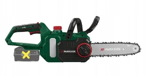 STRONG CHAINSAW PARKSIDE PAKS X 20 V Cutting length 23 cm + Oil