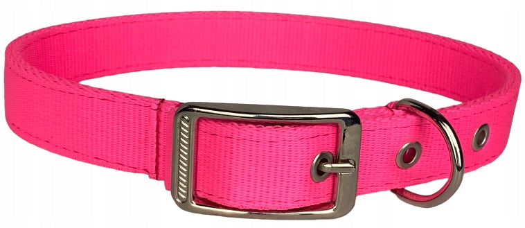 STRONG DOG COLLAR DOUBLE STITCHED 30-40 CM/25MM