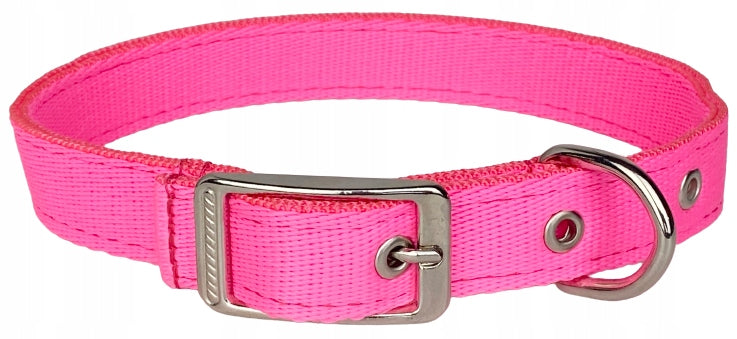 STRONG DOG COLLAR DOUBLE STITCHED 30-40CM/20MM