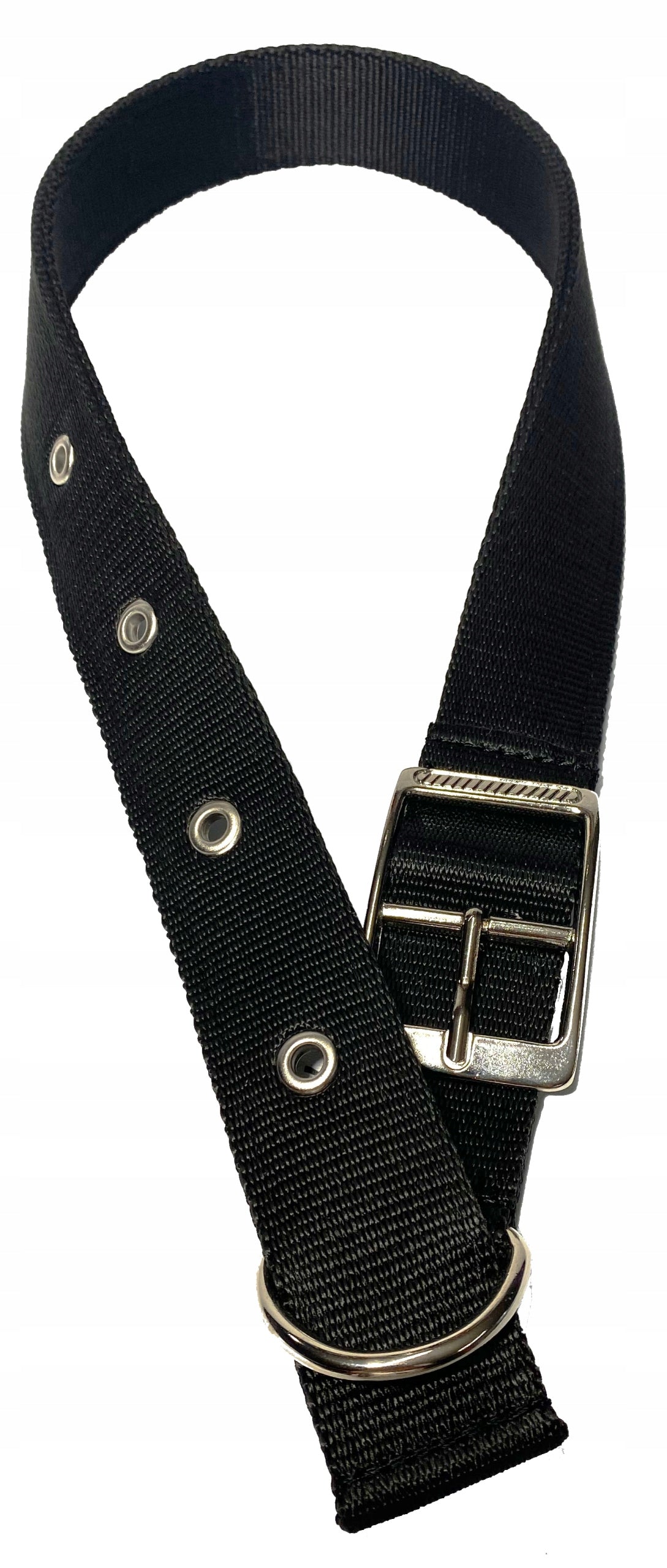 STRONG DOG COLLAR DOUBLE STITCHED 30-40CM/30MM KL.METAL Brand Aleksandra
