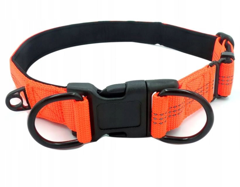 STRONG DOG COLLAR orange RICO 40-50CM reflective EAN (GTIN) 5903857447224