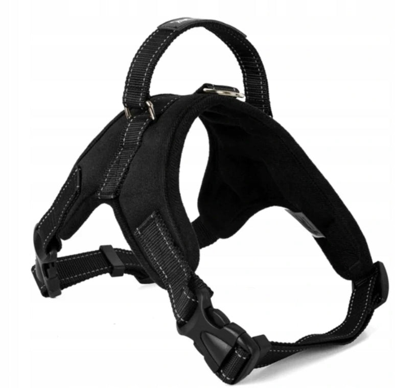 STRONG DOG HARNESS Light and pressure-free L 64-84cm PETSTORY (Black) Brand no brand