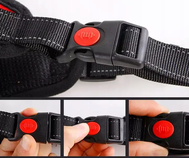 STRONG DOG HARNESS PRESSURE-FREE WALKING ADJUSTABLE REFLECTIVE SIZE M Packaging status original