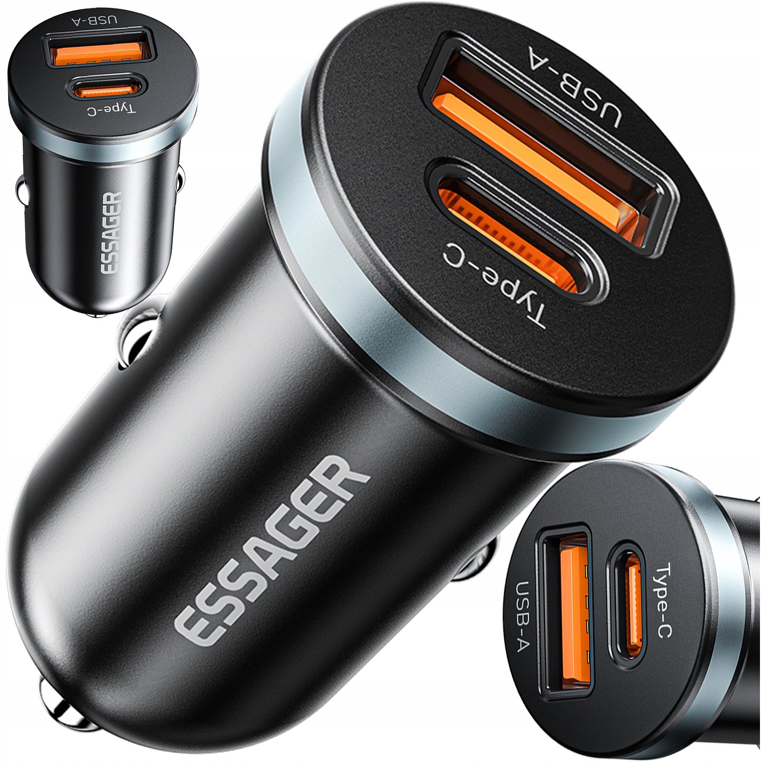 STRONG FAST USB USB CAR CHARGER QC 4.0+ PD 30W FOR CIGARETTE LIGHTER Packaging status original