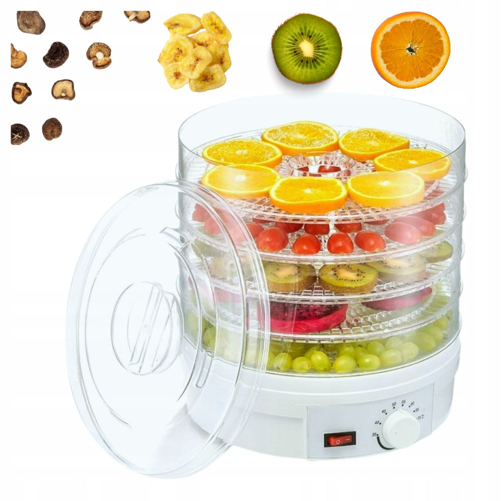 STRONG FOOD DRYER 5 LEVELS FOR HERBS MUSHROOM FRUIT VEGETABLES 350W Brand LOGIT