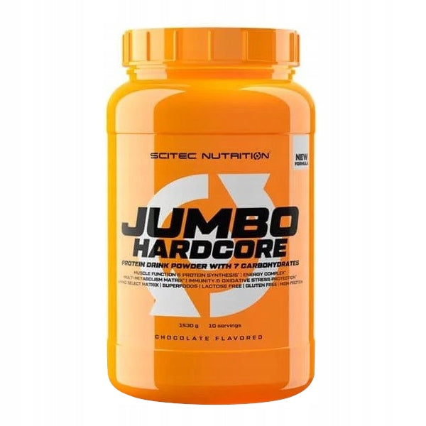 STRONG GAINER Scitec Jumbo Hardcore 1530g CREATINE CARBOHYDRATE PROTEIN