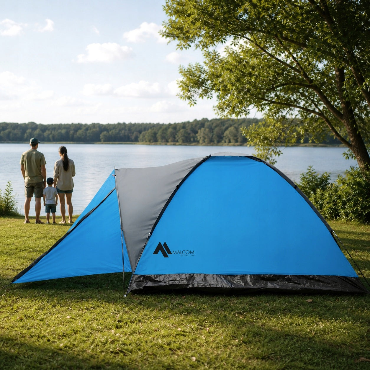 STRONG GARDEN TENT HIKING CAMPING 6-PERSON IGLO 240x290cm XXL Manufacturer code SDH098
