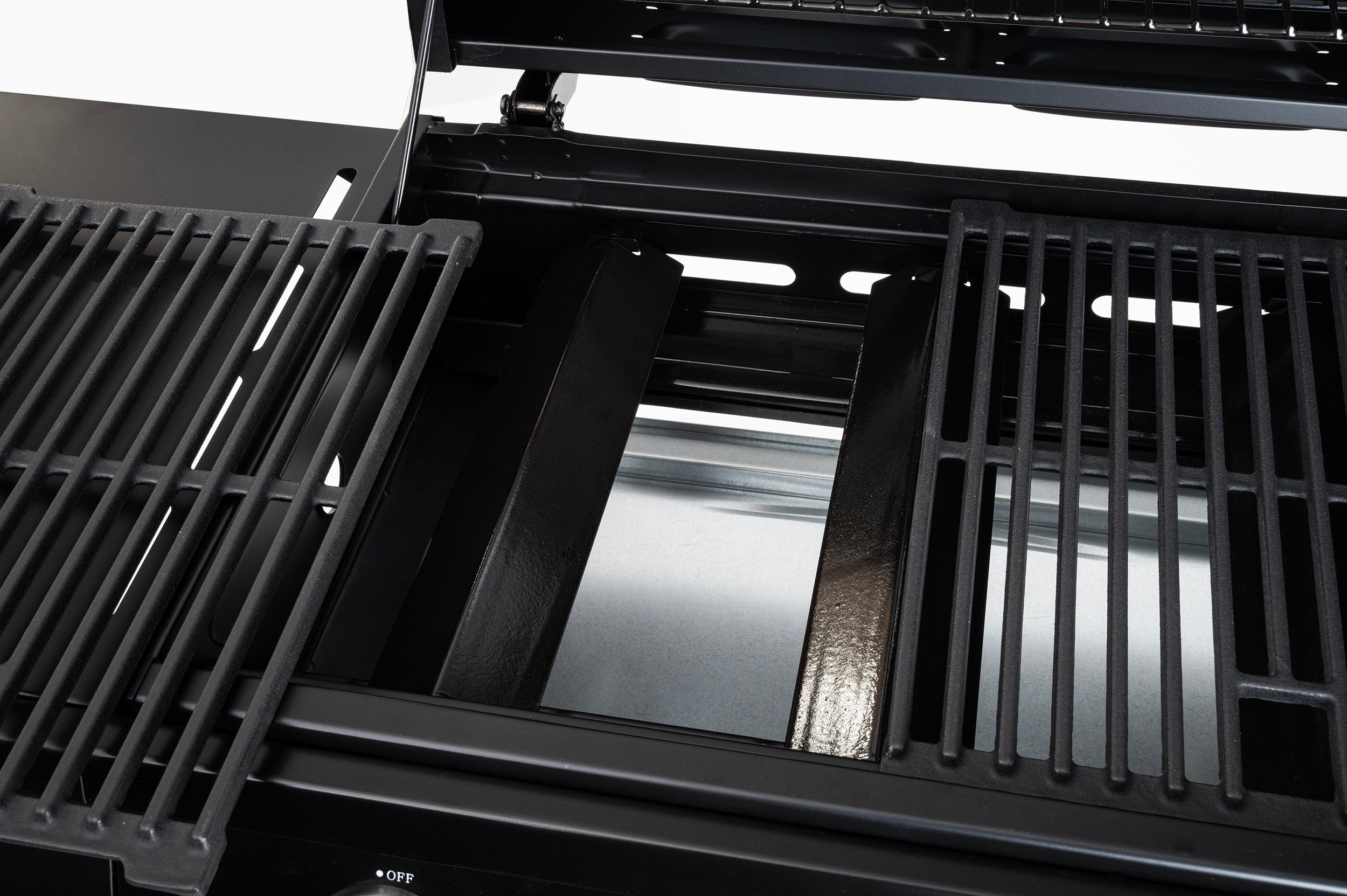 STRONG GAS GRILL STEEL CAST IRON GRATE 3+1 TEXAS BLACK SET +COVER Number of burners 4
