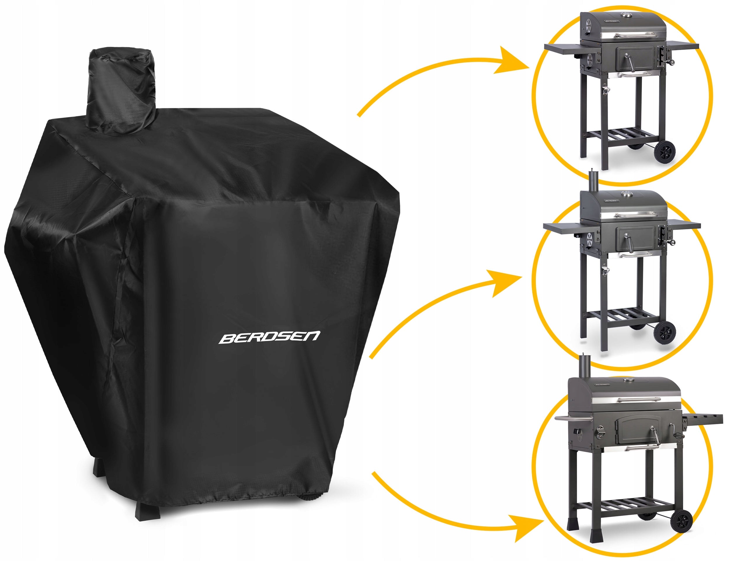 STRONG Grill cover Berdsen grill cover 125x110x50cm waterproof UV Manufacturer Berdsen