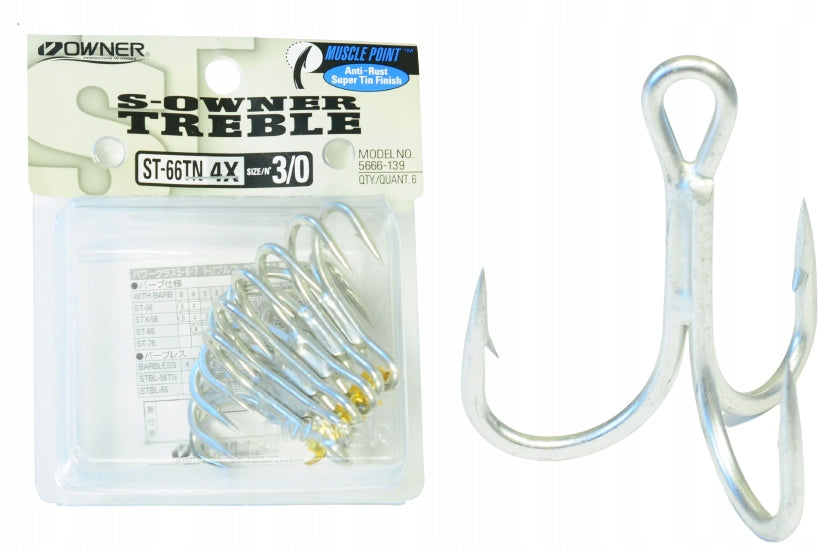 STRONG LARGE ANCHORS OWNER ST66TN 3/0 6pcs CATFISH