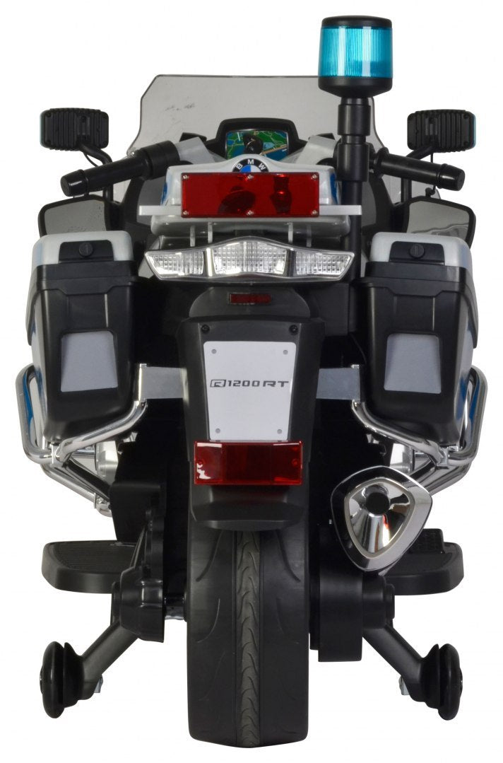 STRONG LARGE MOTOR BMW R1200 POLICE WHEEL EVA AKU 12V WHEELS LIGHT Maximum speed 5 km/h