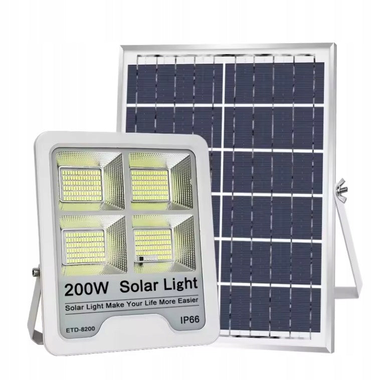 STRONG LARGE SOLAR LED STREET LAMP GARDEN REMOTE CONTROL HALOGEN SOLAR PREMIUM Color white