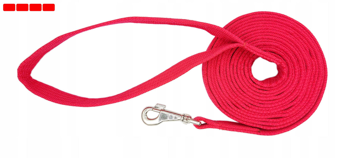 STRONG LEASH 20m DEER PET grey training tracking Brand DEER PET