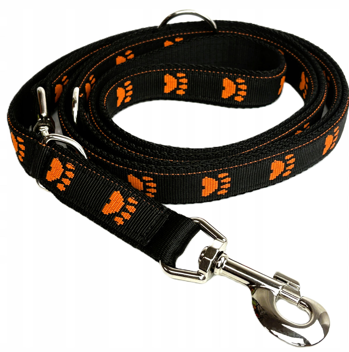 STRONG LEASH DETACHABLE/FOLDABLE FOR DOG DOUBLE STITCHED 235CM/25 PAWS