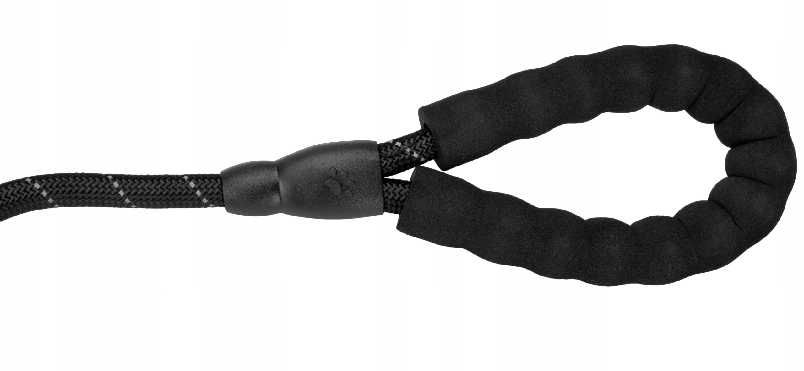STRONG LEASH FOR LARGE DOG WITH REFLECTORS DURABLE BLACK LONG 300 cm Kind training rope