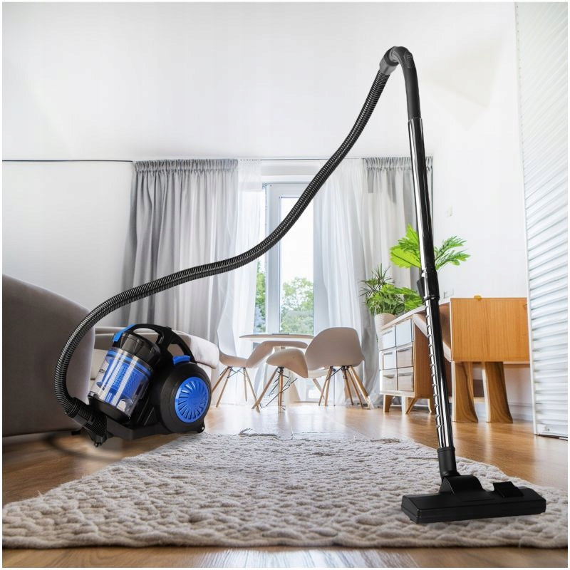 STRONG LIGHTWEIGHT BAGLESS HOUSEHOLD CYCLONE VACUUM CLEANER 5M FILTER Brand Kraft&Dele