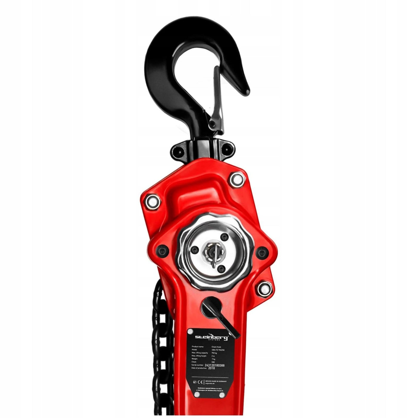 STRONG MANUAL CHAIN WINCH HOIST 2 METERS Manufacturer code SBS-FZ 750/2M