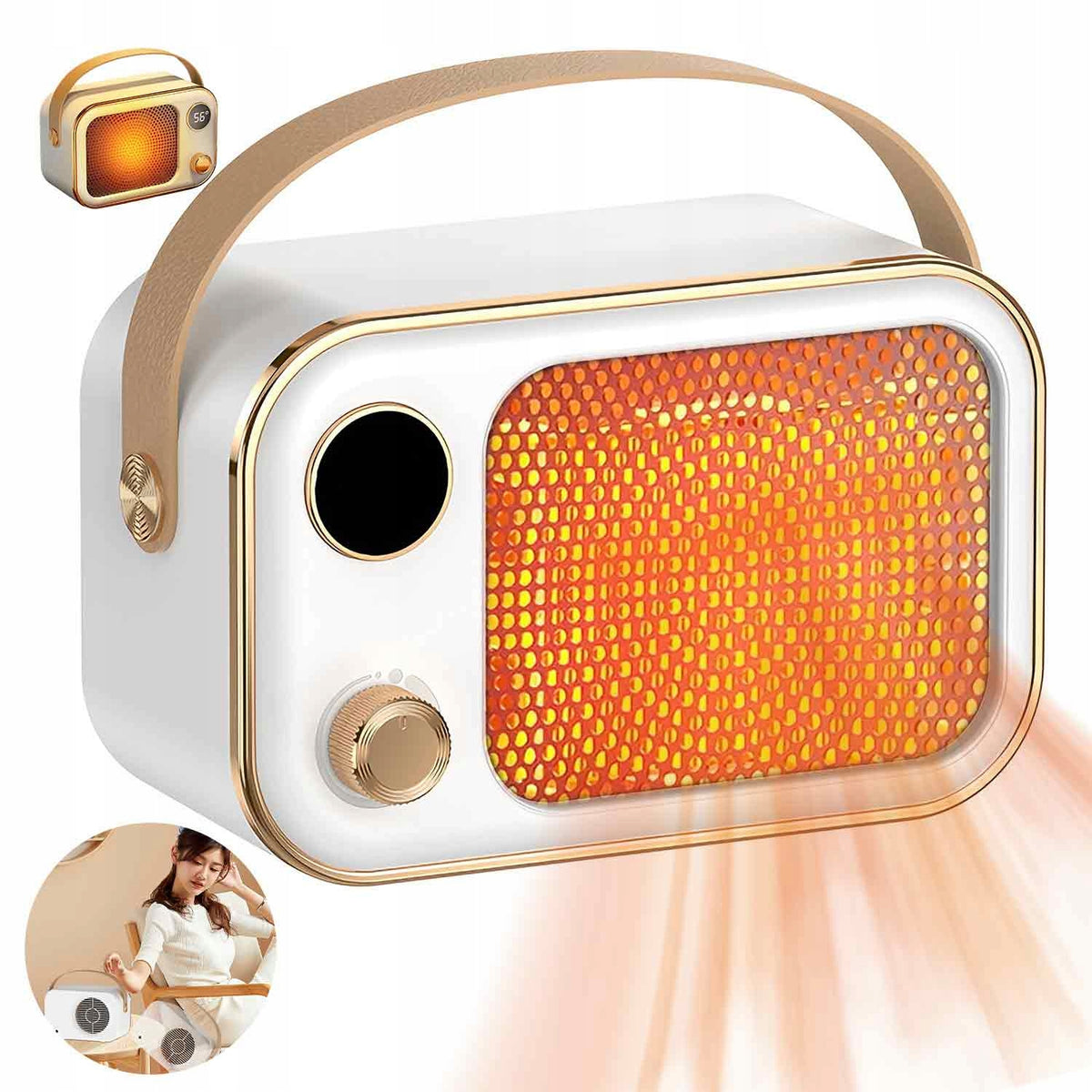 STRONG MINI ELECTRIC HEATER APRON FOR CONTACT PILOT WHITE