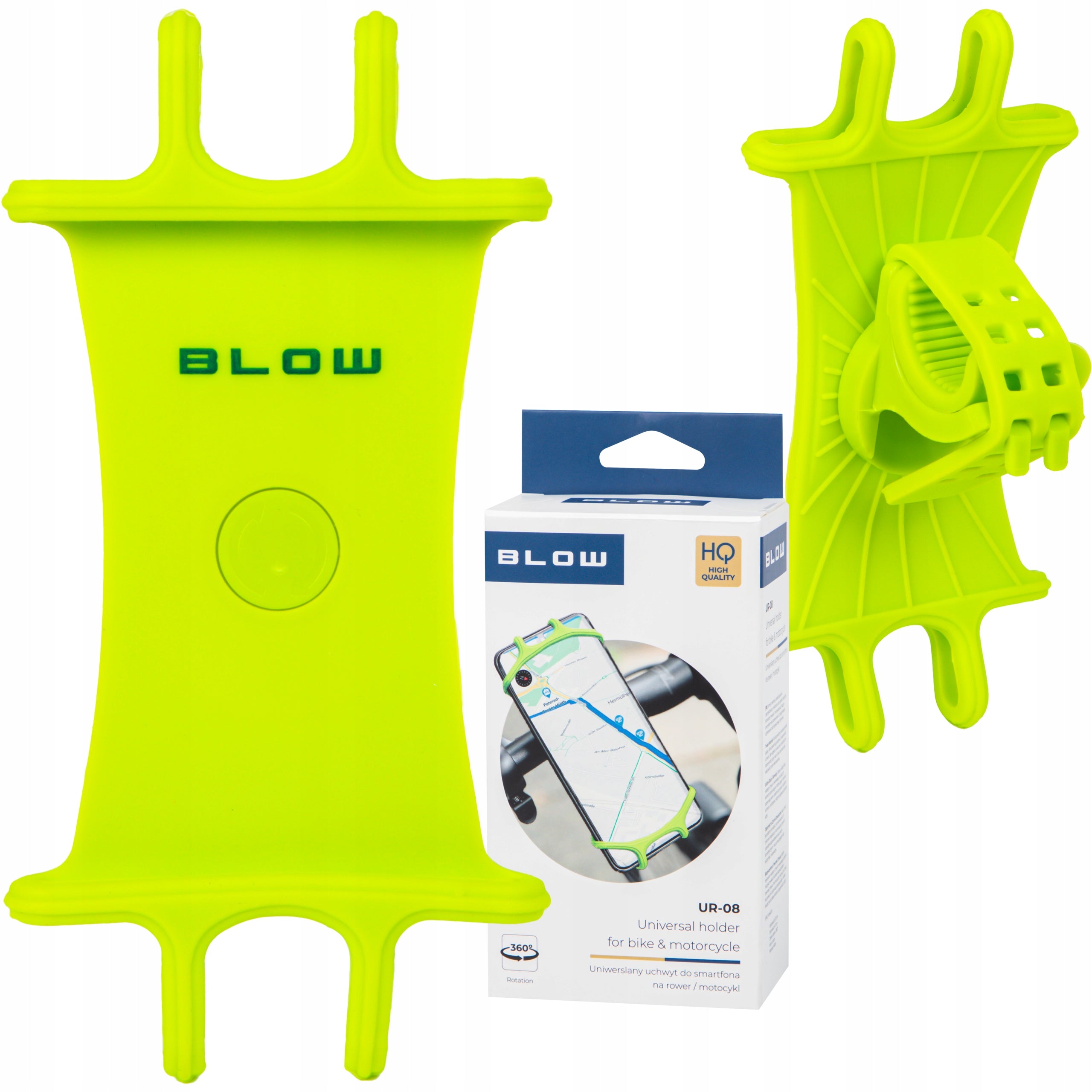 STRONG MOTORCYCLE BIKE HOLDER FOR PHONE MANAGER SILICONE RUBBER