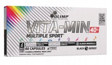 STRONG MULTIVITAMINS OLIMP MEGA VITA MIN 40+ MULTIPLE SPORT 60 MEGA Caps