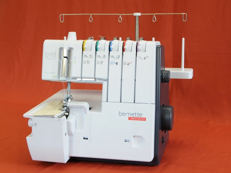 STRONG Overlok 5-Thread 2in1 23 Stitches with Render High Quality Bernette B48 Packaging status original