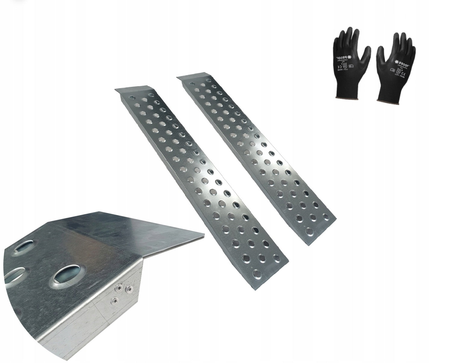STRONG Overrun Ramps 700kg - 2pcs - 200cm quad inrun tractor FREEBIE
