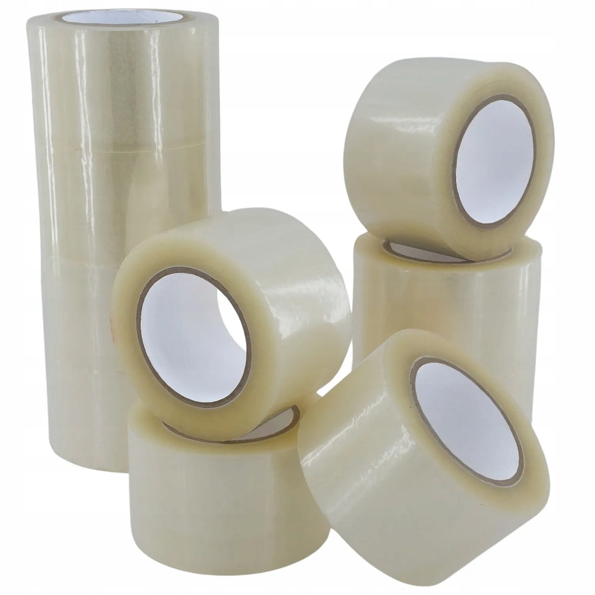 STRONG PACKING TAPE TRANSPARENT ADHESIVE COLORLESS FOR PACKING PACKAGES 100 M Packaging status original