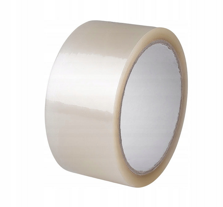STRONG PACKING TAPE TRANSPARENT ADHESIVE COLORLESS FOR PACKING PACKAGES 100 M