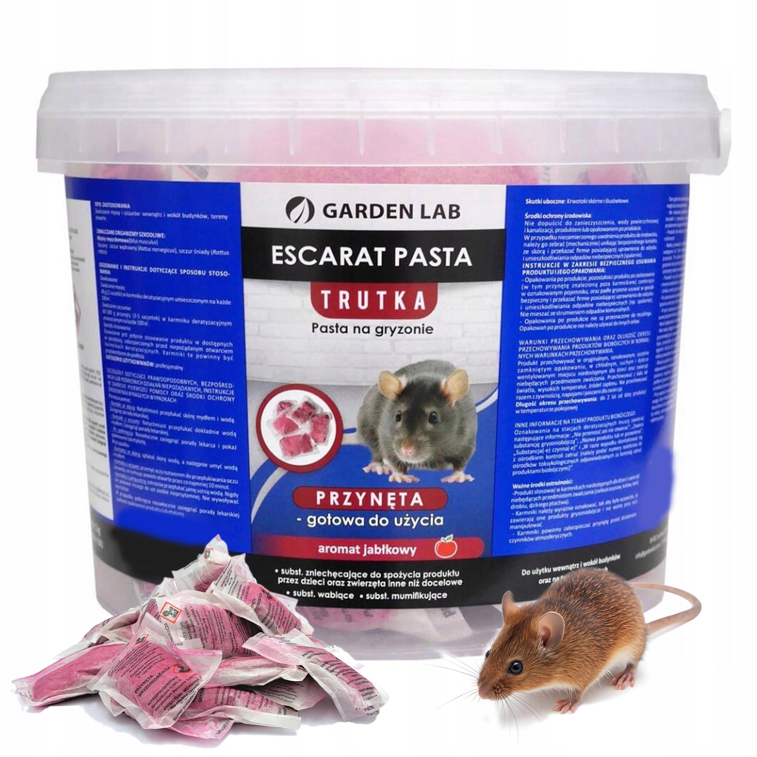 STRONG PASTE ESCARAT POISON BROMADIOLONE ON MICE RODENT RATS 1 KG