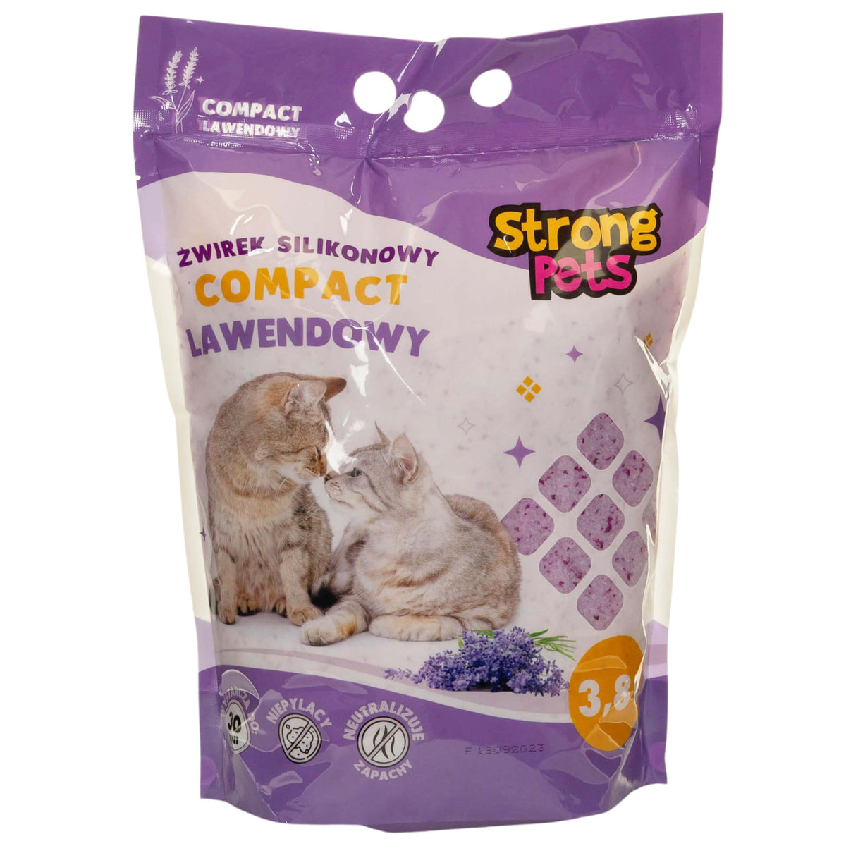 STRONG PETS SILICONE CAT LITTER COMPACT LAVENDER 4 x 3,8L