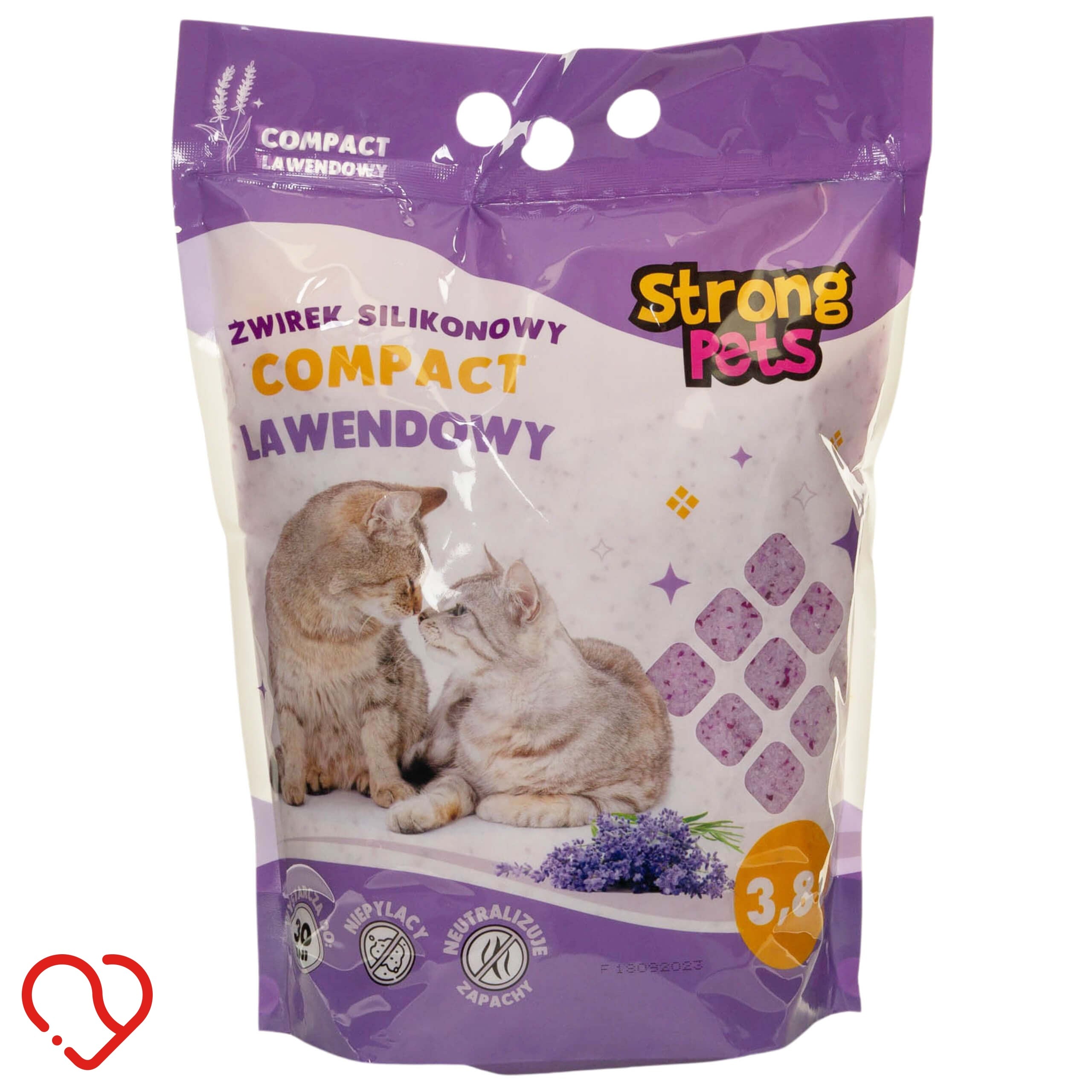 STRONG PETS SILICONE LITTER COMPACT LAVENDER 3,8L