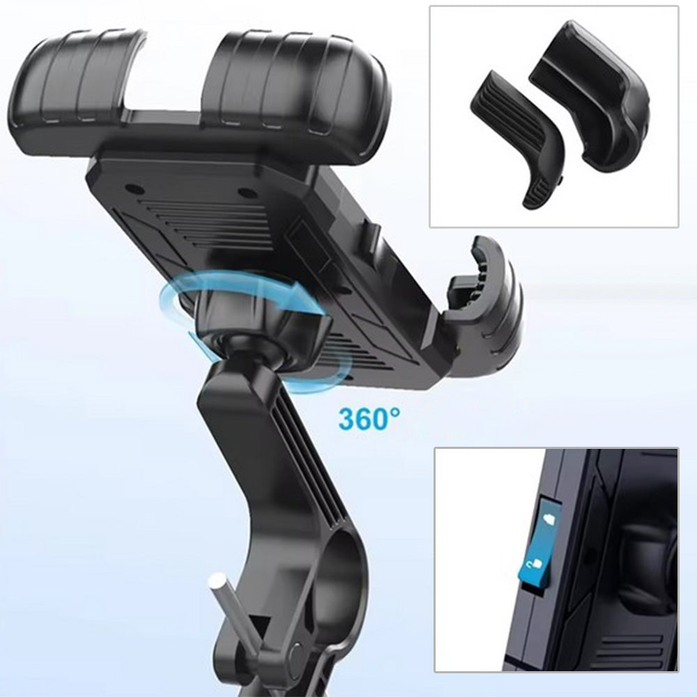 STRONG PHONE HOLDER FOR BIKE MOTORCYCLE SCOOTER UNIVERSAL STEEL 360 Manufacturer code 6001872ROCKET