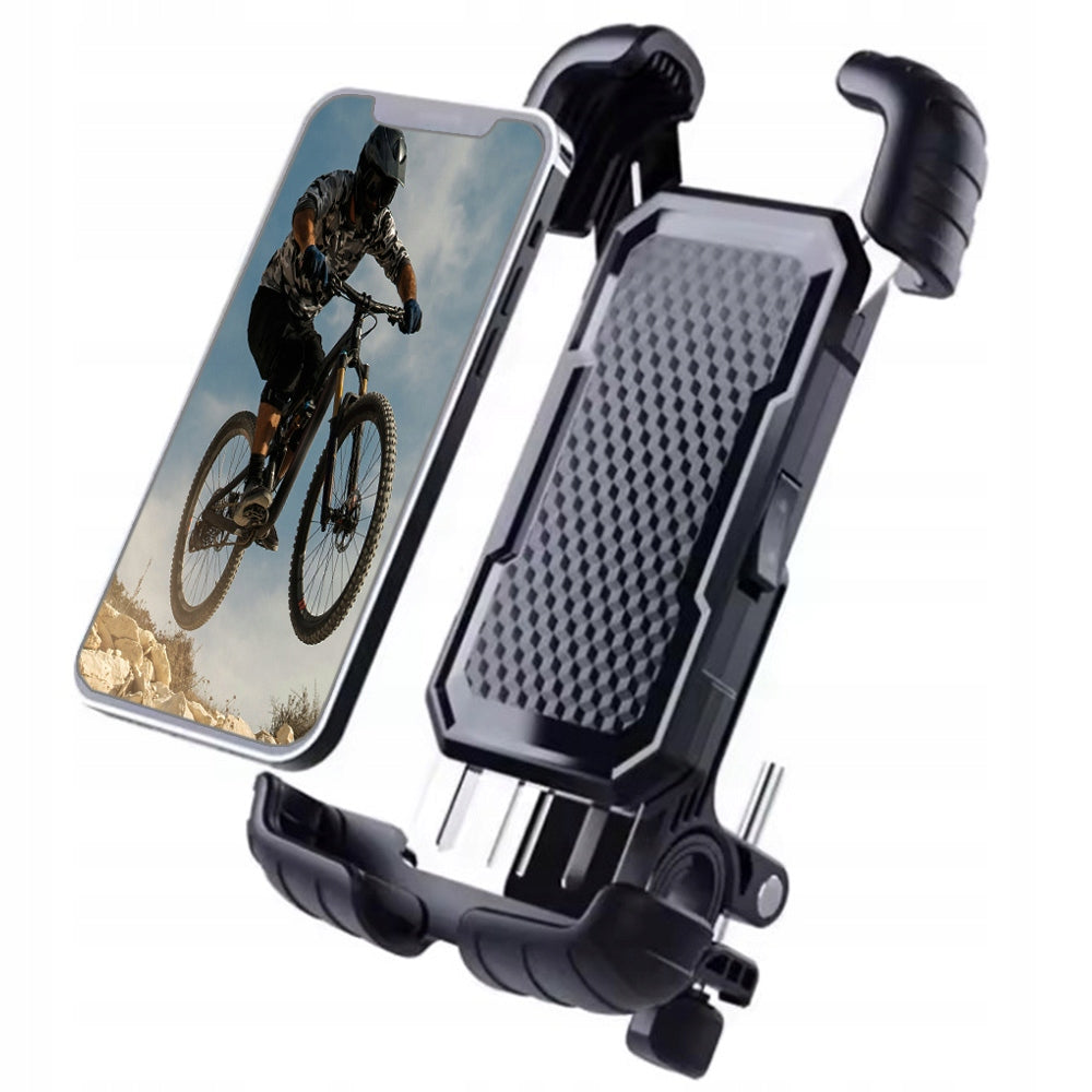 STRONG PHONE HOLDER FOR BIKE MOTORCYCLE SCOOTER UNIVERSAL STEEL 360