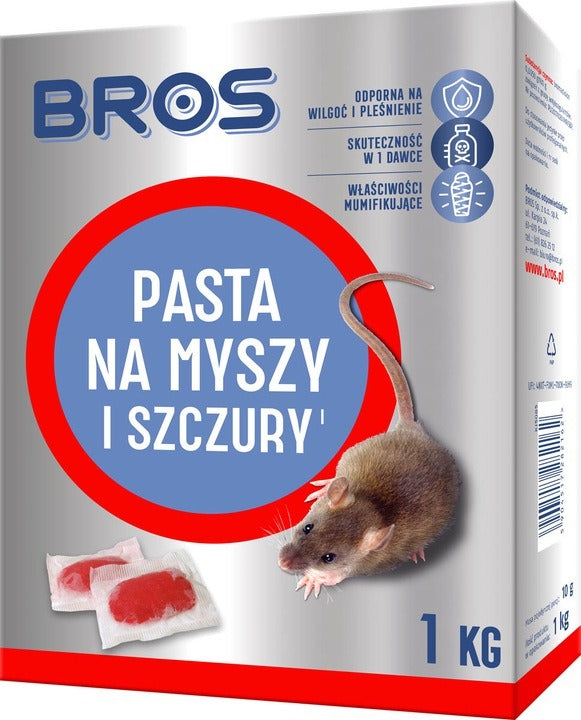 STRONG POISON MOUSE RAT PASTE BROS 1 kg