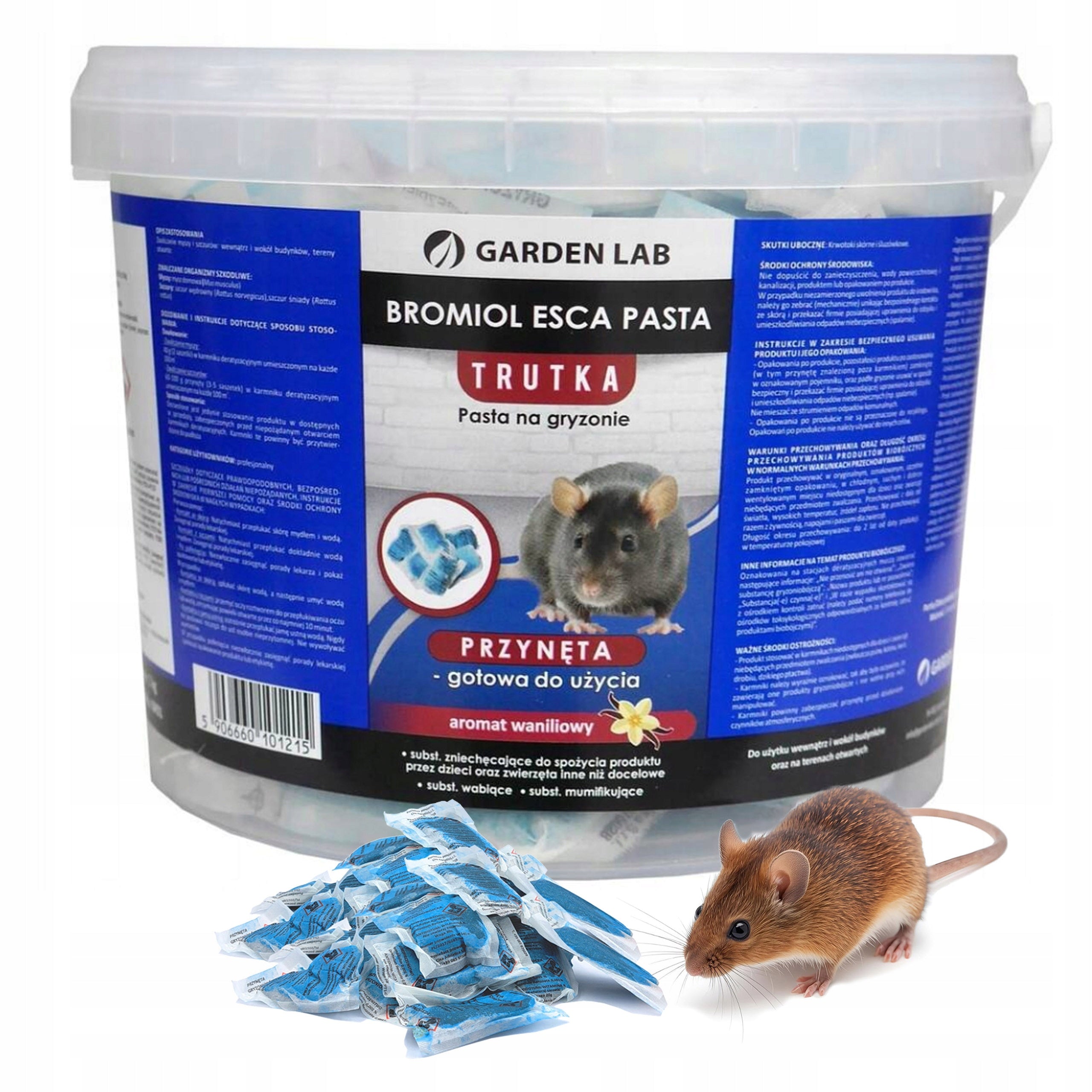 STRONG POISON PASTE FOR MICE RODENT RATS RECOMMENDED FOR DERATIZATION 1KG Packaging status original