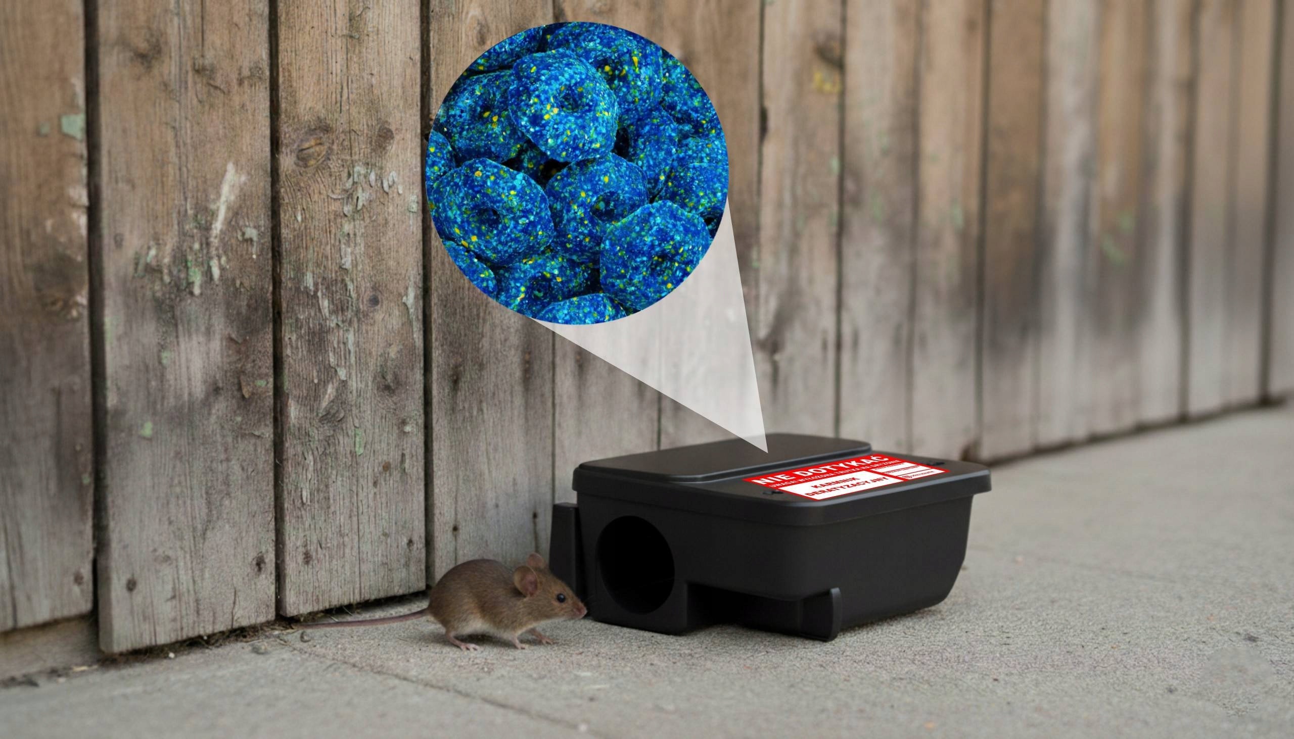 STRONG POISON REMEDY FOR RAT MICE RODENTS CUBE BLUE NO PEST 3KG Product weight with unit packaging 3 kg