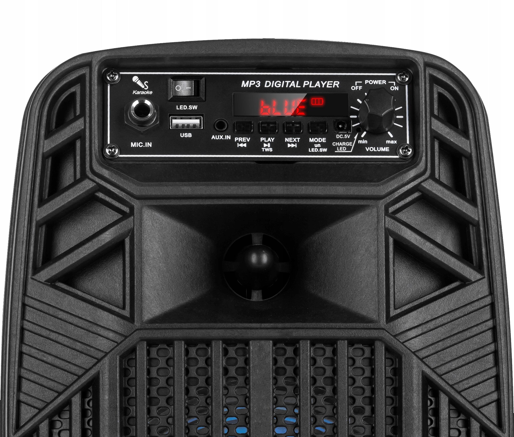 STRONG PORTABLE COLUMN 400W LED BLUETOOTH USB RADIO BATTERY + MICROPHONE Batteries included yes