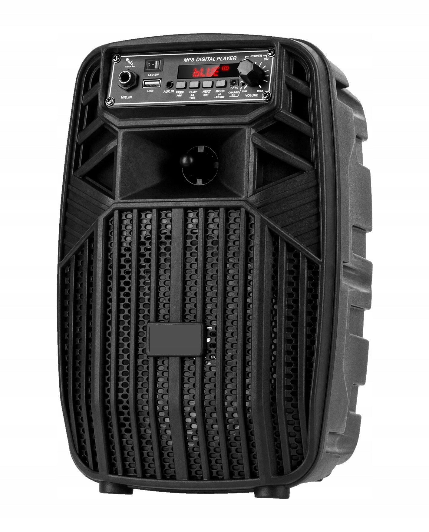 STRONG PORTABLE COLUMN 400W LED BLUETOOTH USB RADIO BATTERY + MICROPHONE Brand Omega