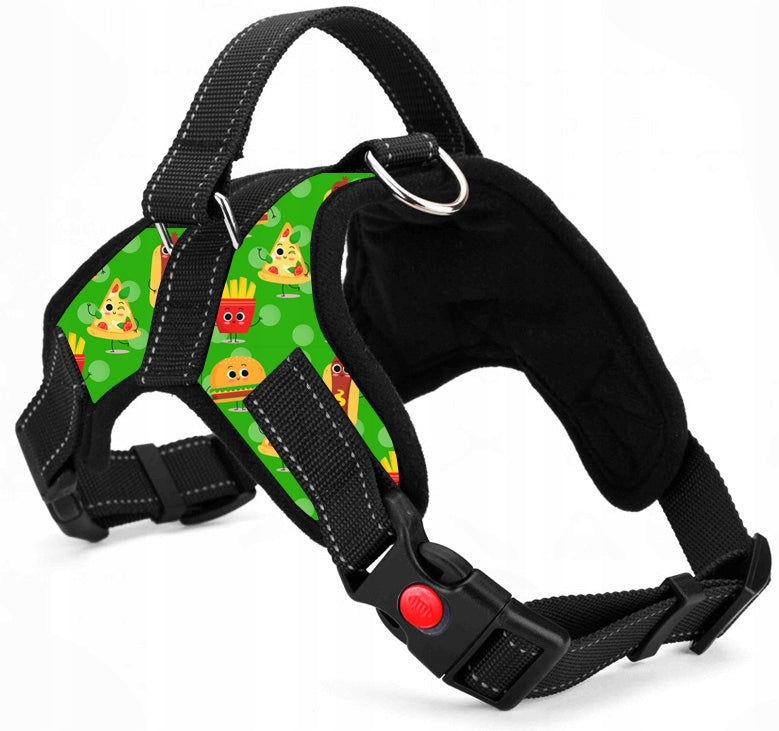 STRONG PRESSURE-FREE DOG HARNESS ADJUSTABLE COMFORTABLE LIGHTWEIGHT XL 74-94