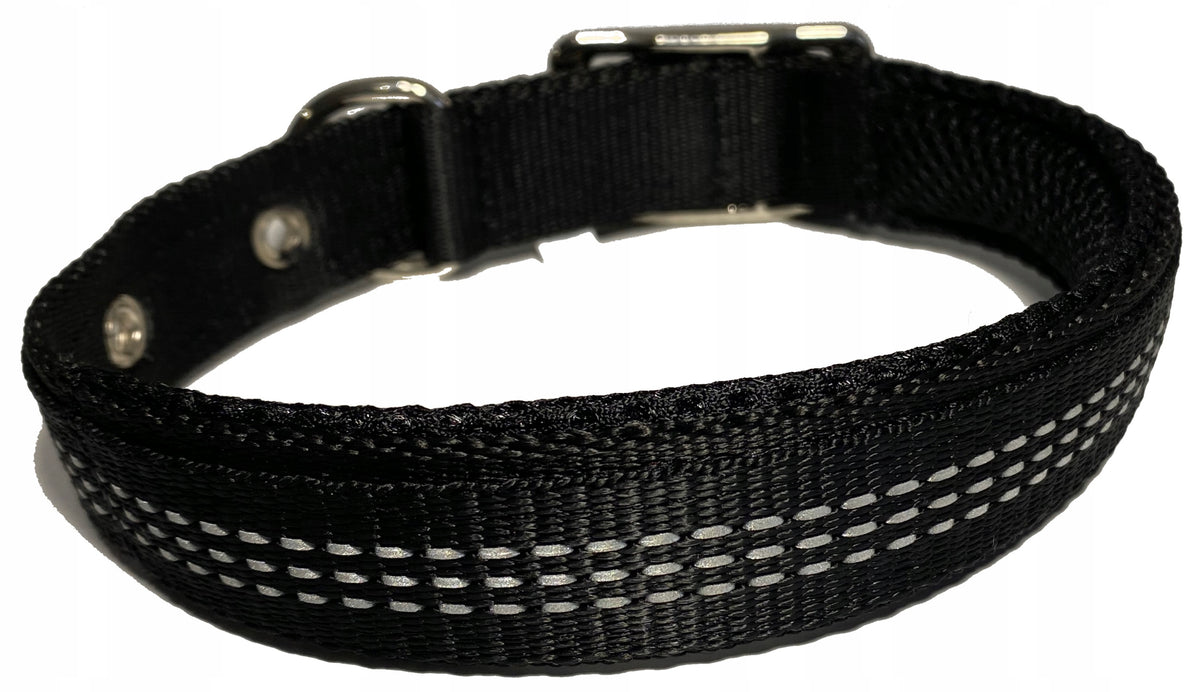STRONG REFLECTIVE COLLAR WITH LINING 45-55 CM/25MM Brand Aleksandra