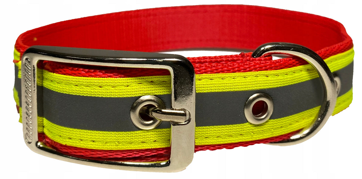 STRONG REFLECTIVE DOG COLLAR 50-60 CM / 25 MM Manufacturer code 5905674362186
